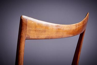 Ico Parisi Set of 3 Dining Chairs in the manner of Ico Parisi Italy 1960s