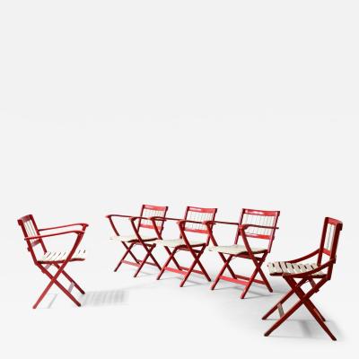 Ico Parisi Set of 6 armchairs and 3 chairs Mod 152