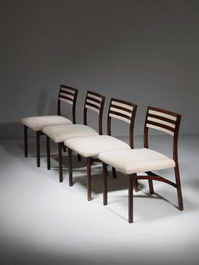 Ico Parisi Set of Four Dining Chairs Model 110 by Ico Parisi for Cassina