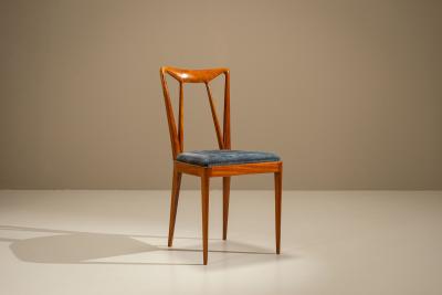 Ico Parisi Set of Six Dining Room Chairs attr to Ico Parisi Italy 1950s