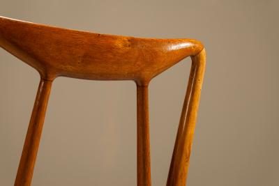 Ico Parisi Set of Six Dining Room Chairs attr to Ico Parisi Italy 1950s