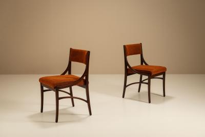 Ico Parisi Set of Two Dining Room Chairs by Ico Parisi Model 110 Italy 1960s