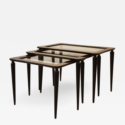 Ico Parisi Stacking tables model 401 by Ico Parisi