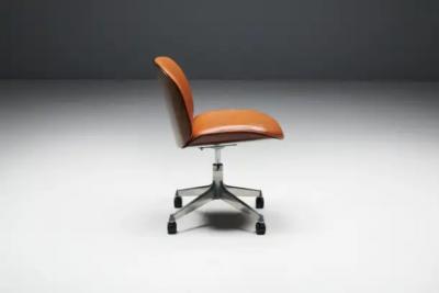 Ico Parisi Terni Series Office Chair by Ico Parisi for MIM Roma Italy 1958