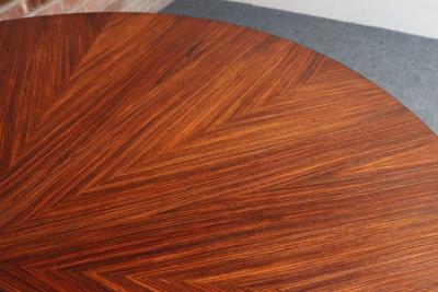 Ico Parisi Vintage Italian Round Extendable Dining Table in Rosewood by Ico Parisi for MIM