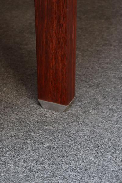 Ico Parisi Vintage Italian Round Extendable Dining Table in Rosewood by Ico Parisi for MIM