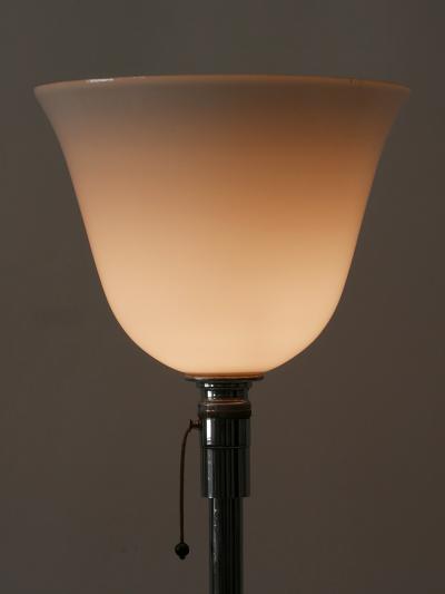 Iconic Art Deco Bauhaus Table Lamp or Floor Light by Mazda Paris 1930s