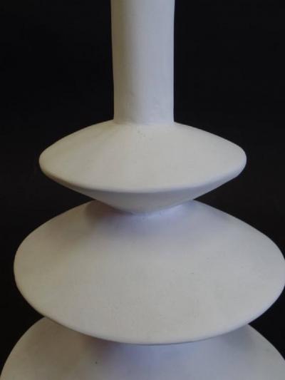 Iconic Pair of French Plaster Lamps by Jacques Grange for Yves Saint Laurent