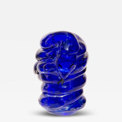 Ida Olai Ida Olai Serpente blue vase from Berengo collection