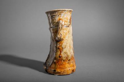 Iga ware Earthenware Flower Container