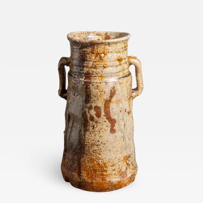 Iga ware Earthenware Flower Container