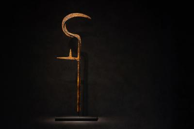 Igbo Iron Currency Knife Sculptural Trade Form Southeastern Nigeria