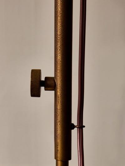 Ignazio Gardella Adjustable Floor Lamp in Marble and Metal by Ignazio Gardella