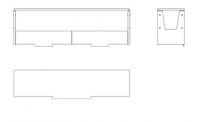 Ignazio Gardella Domus Wall Mounted Console by Ignazio Gardella