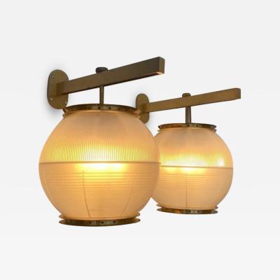 Ignazio Gardella IGNAZIO GARDELLA PAIR OF DOPPIO VETRO SCONCES LP 7