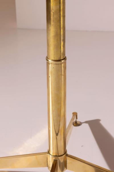 Ignazio Gardella Ignanzio Gardella adjustable table in walnut and brass Azucena Italy 1950s