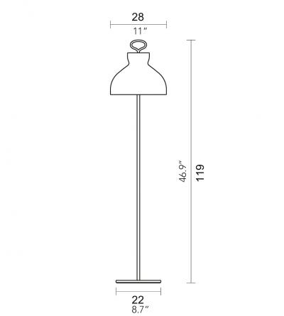 Ignazio Gardella Ignazio Gardella Arenzano Terra Floor Lamp
