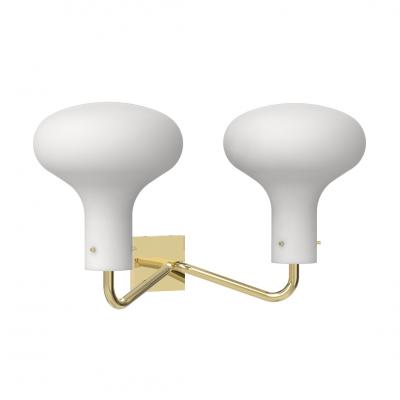 Ignazio Gardella Ignazio Gardella Galleria 2 Arm Wall Lamp for Tato Italia