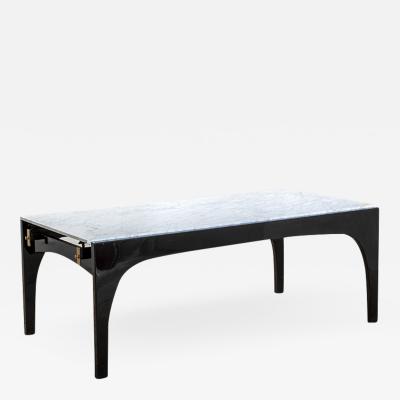 Ignazio Gardella Ignazio Gardella Table Mod Partenio in Metal and Carrara Marble