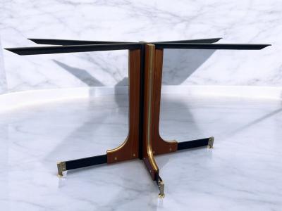 Ignazio Gardella Italian Mid Century Dining Teak Table Attributed to Ignazio Gardella 1960s
