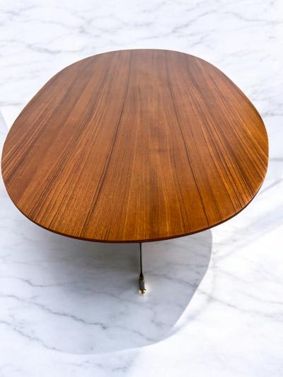 Ignazio Gardella Italian Mid Century Dining Teak Table Attributed to Ignazio Gardella 1960s