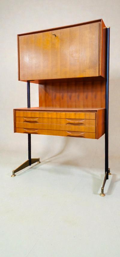 Ignazio Gardella Italian Midcentury Sideboard or Cabinet Bar Ignazio Gardella Style 1958