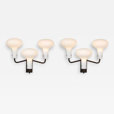 Ignazio Gardella Pair of Wall Lights Model LP12 by Ignazio Gardella