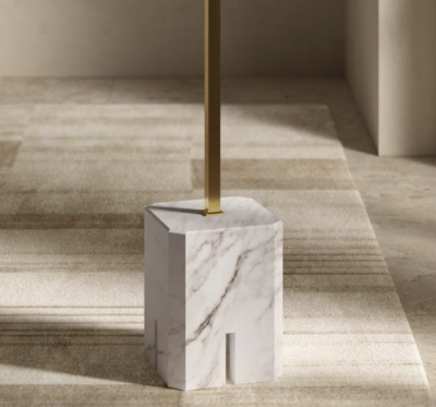 Ignazio Gardella Prisma and Cubo Floor lamps by Ignazio Gardella
