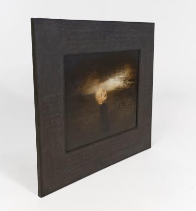 Igor Melnikov Oil Painting on Board by Igor Melnikov Fly Away I with Artist Painted Frame