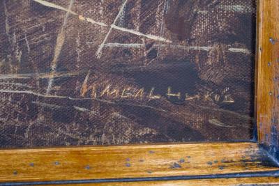 Igor Melnikov Oil Painting on Canvas by Igor Melnikov Dream Of Pilgrim