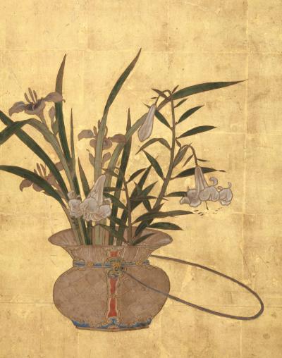 Ikebana Baskets and Flowers 18th century