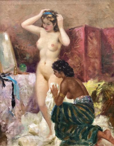 Illio Giannaccini Nude with Gypsy 