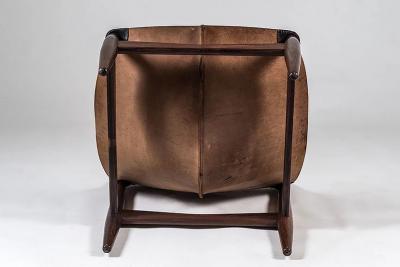 Illum Wikkels Easy Chair and Ottoman Model 272 by Illum Wikkels 