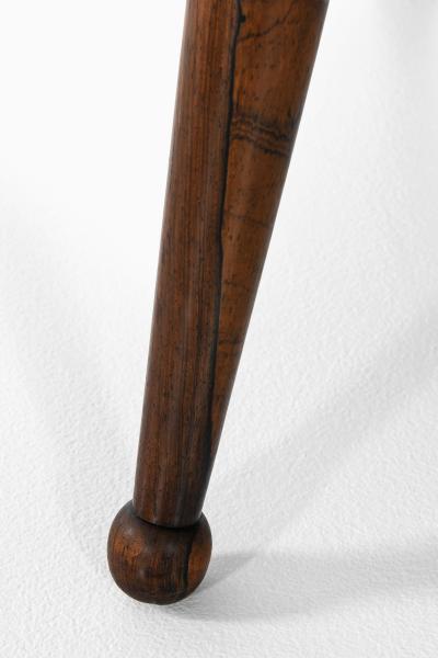 Illum Wikkels Easy Chair in Rosewood with Upholstered Kvadrat Fabric by Illum Wikkels 1950s