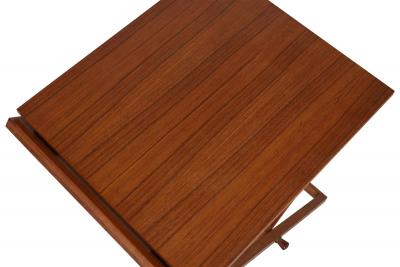 Illum Wikkels End Table Containing Three Folding Tables