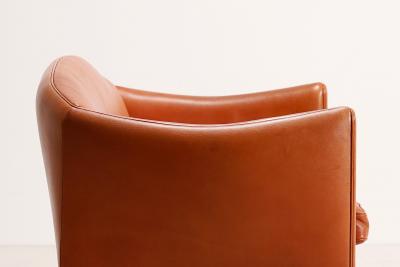 Illum Wikkels Illum Wikkels Leather Sofa for Holger Christiansen Denmark 1960