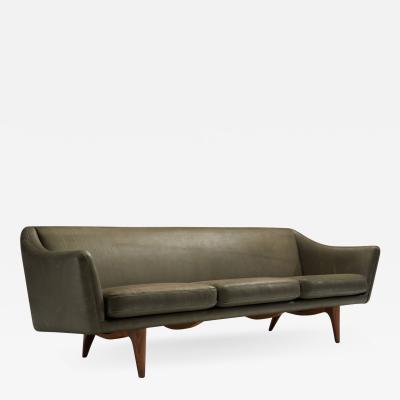 Illum Wikkels Illum Wikkels ML140 Three Seater Sofa for A Mikael Laursen S n DK1950s