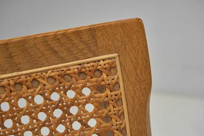 Illum Wikkels Illum Wikkels Plexus Oak Easy Chair for C F Christensen Denmark circa 1970s
