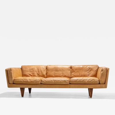 Illum Wikkels Illum Wikkels Three Seat V11 Sofa by Holger Christiansen Denmark 1960s