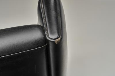 Illum Wikkels Model 110 Leather Armchair by Illum Wikkels for S ren Willadsen Denmark 1960s