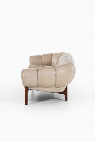 Illum Wikkels Sofa Model Croissant Produced by Holger Christiansen