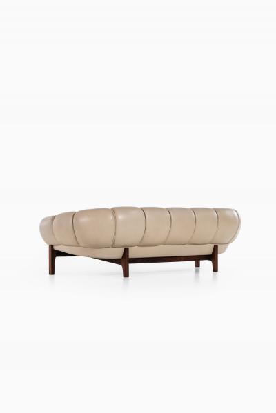 Illum Wikkels Sofa Model Croissant Produced by Holger Christiansen
