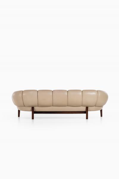 Illum Wikkels Sofa Model Croissant Produced by Holger Christiansen