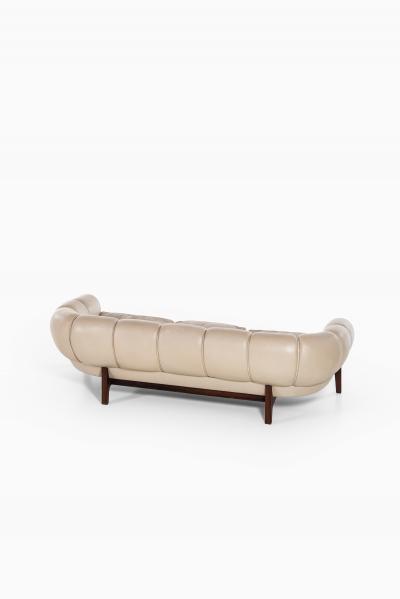 Illum Wikkels Sofa Model Croissant Produced by Holger Christiansen
