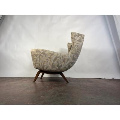Illum Wikkels Vintage Illum Wikkelso Sculptural Lounge Chair