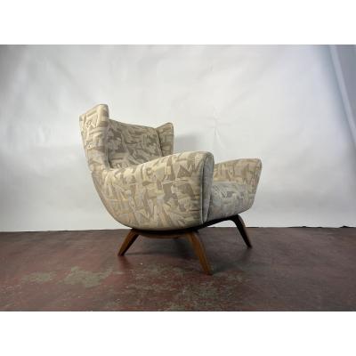 Illum Wikkels Vintage Illum Wikkelso Sculptural Lounge Chair