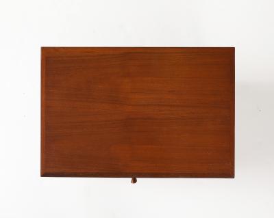 Illum Wikkelso Illum Wilkkelso Teak Folding Tables 1960s Modern