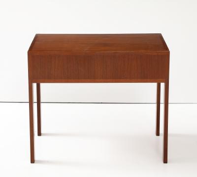Illum Wikkelso Illum Wilkkelso Teak Folding Tables 1960s Modern