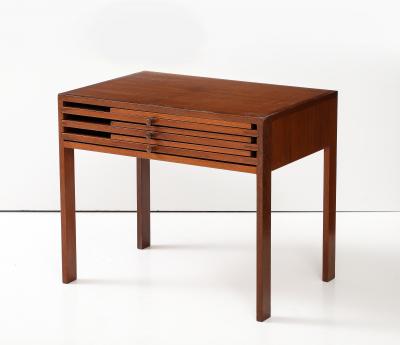 Illum Wikkelso Illum Wilkkelso Teak Folding Tables 1960s Modern