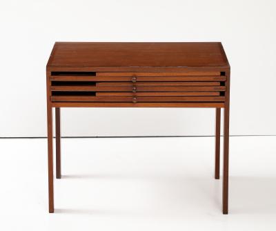 Illum Wikkelso Illum Wilkkelso Teak Folding Tables 1960s Modern